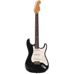 Fender Custom Shop 1959 Stratocaster RW Journeyman Relic ABLK MBKM Masterbuilt K... - E-Gitarre