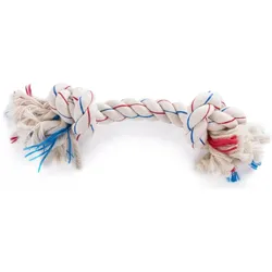 Martin Flostouw Tricolor 2 Knopen Assorti (Zerrspielzeug Hund), Hundespielzeug