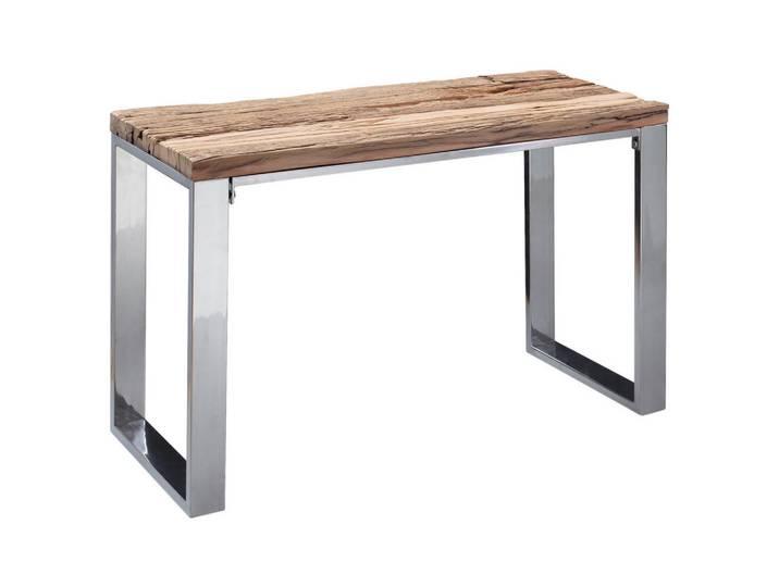 Mid.you Konsolentisch, Akazie, Holz, Akazie, massiv, rechteckig, Kufe, 76x46x115 cm, einfacher Aufbau, Holzmöbel, Holztische, Konsolentische Holz