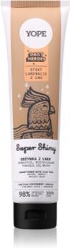 Yope Daily Heroes Super Shiny condicionador para brilho do cabelo ondulado encaracolado 170 ml. Daily Heroes Super Shiny