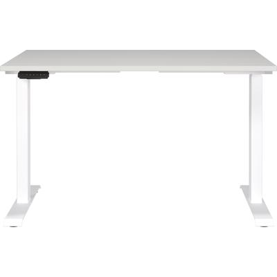 Schreibtisch GERMANIA "Jet", weiß (lichtgrau, weiß, weiß, lichtgrau), B:120cm H:72cm T:80cm, Tische, Schreibtisch, moderne Farbvariationen, Breite 120/140/160/180 cm, Made in Germany