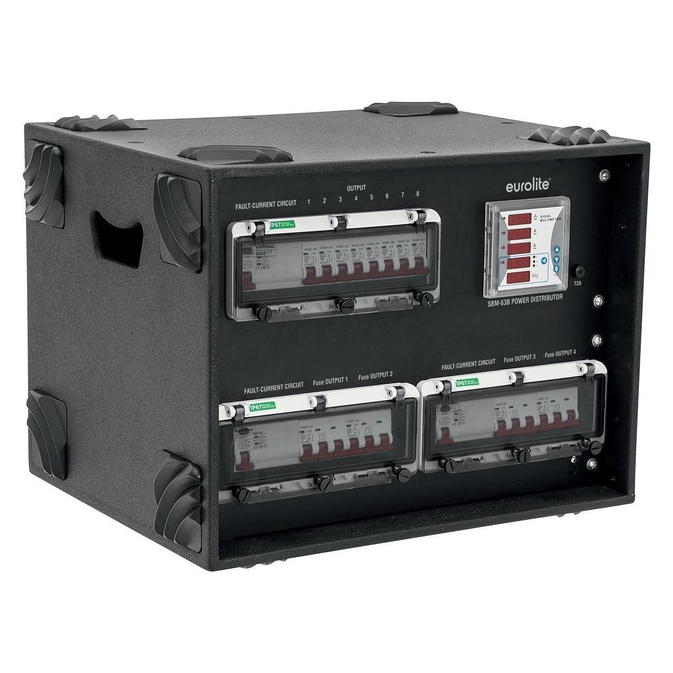 Eurolite SBM-63B Stromverteiler (CEE 16/5, CEE 7/3) (30248411)
