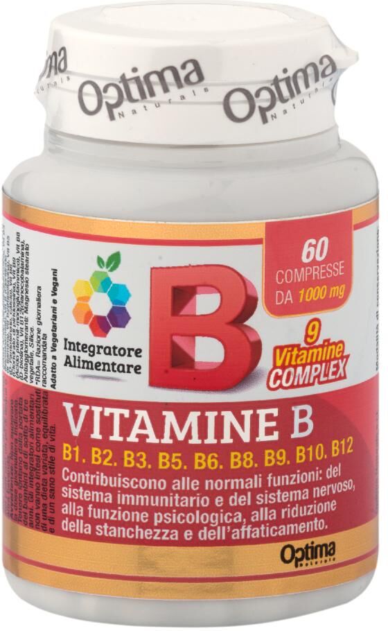 OPTIMA NATURALS Srl Optima Naturals, Vitamine B Complex, 60 Compresse