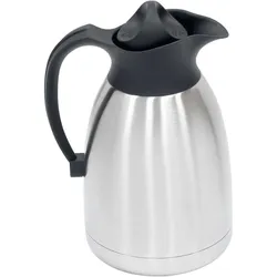 Stalgast Edelstahl Isolierkanne, 1,5 Liter, mit Schraubdeckel