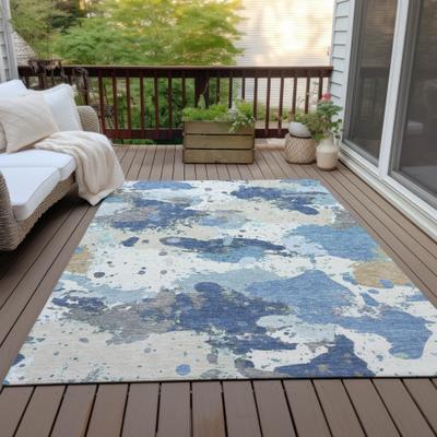 Addison Rugs Machine Washable Indoor/Outdoor Modern Splatter Chantille Rug