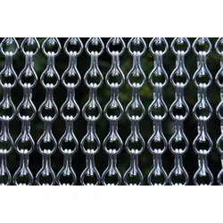 La Tenda Türvorhang ALUSAX 6 Größe: 90x210cm Farbe: silber