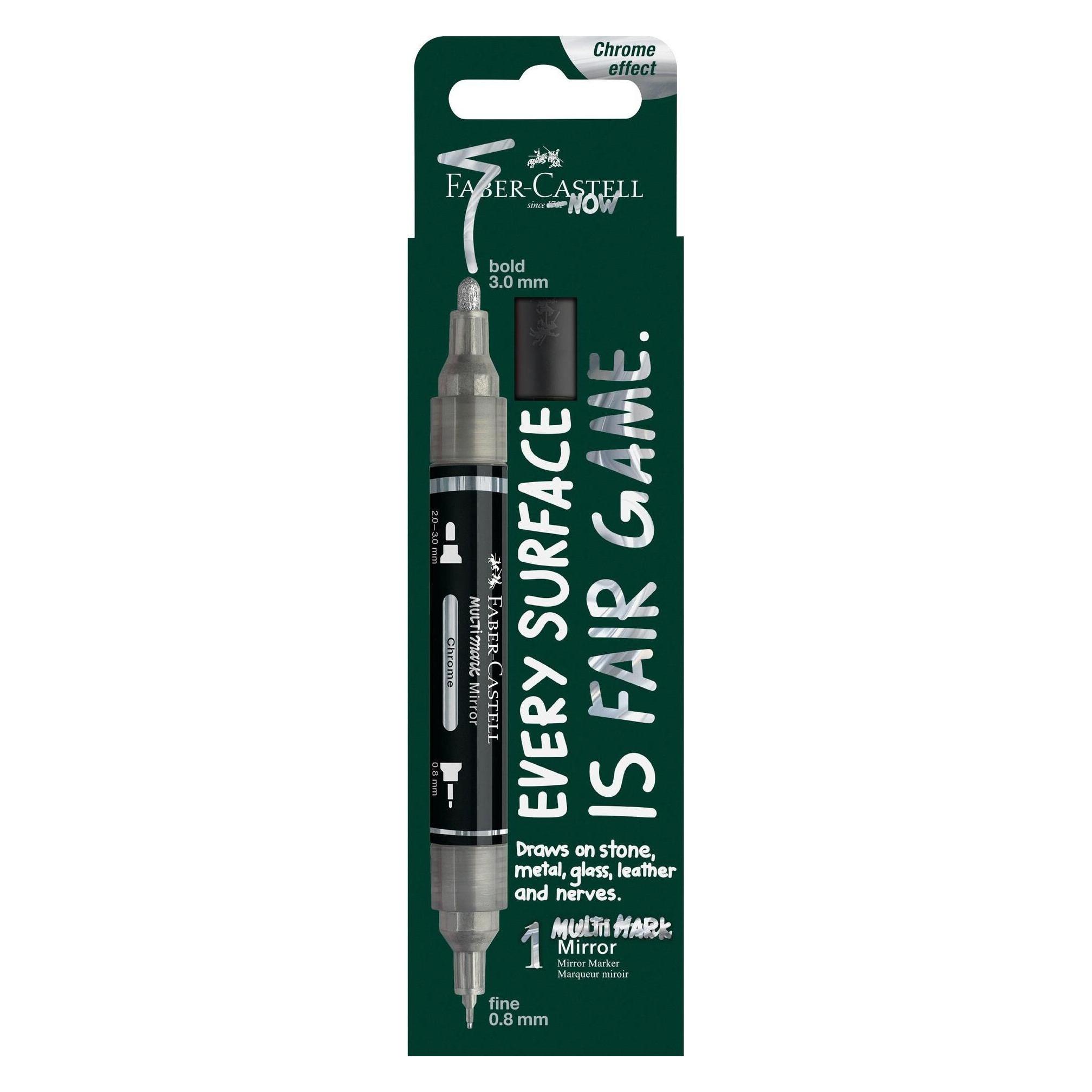 Faber-Castell Filzstift Acrylmarker Multi Marker Chrome 551 (185961)