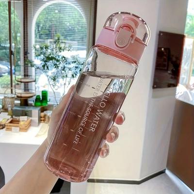 Uplift Picks 780ml BPA Free Plastic Water Bottle Leak Proof Large Capacity For Travel And Outdoor Use pink 780 Ml