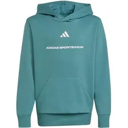 ADIDAS Kinder Kapuzensweat Boys Slogan Fleece Hoodie Kids, Größe 128 in Blau Blau