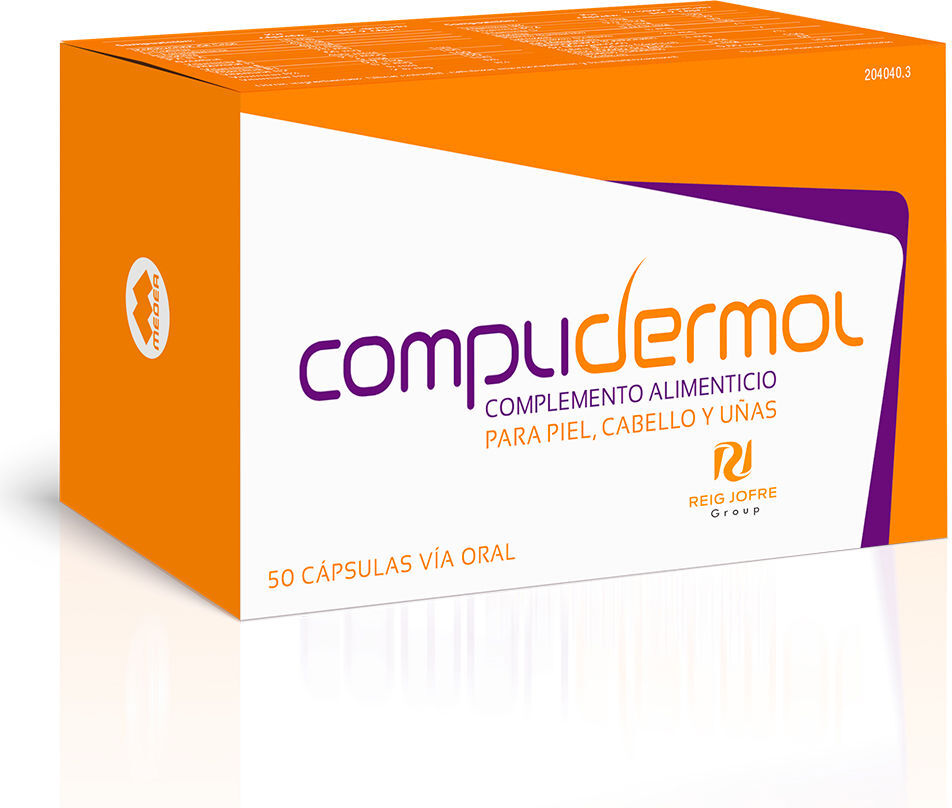 Complidermol para piel, cabello y uñas 50 cápsulas