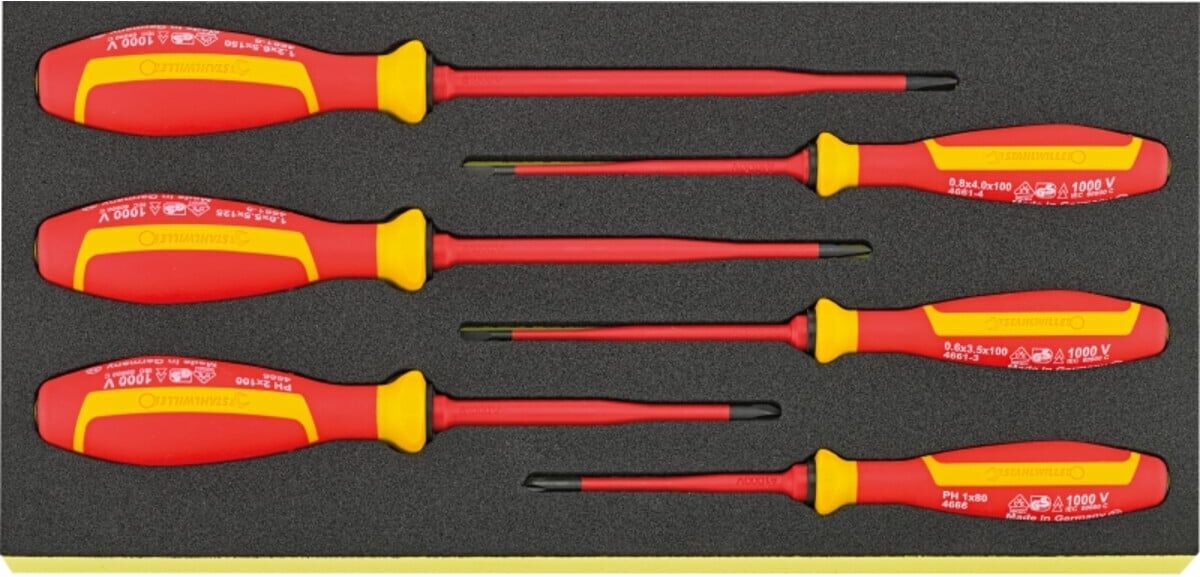 Stahlwille TCS Sortiment VDE-Schraubendreher TCS 4661/4666 VDE 6 tlg. (96838816)