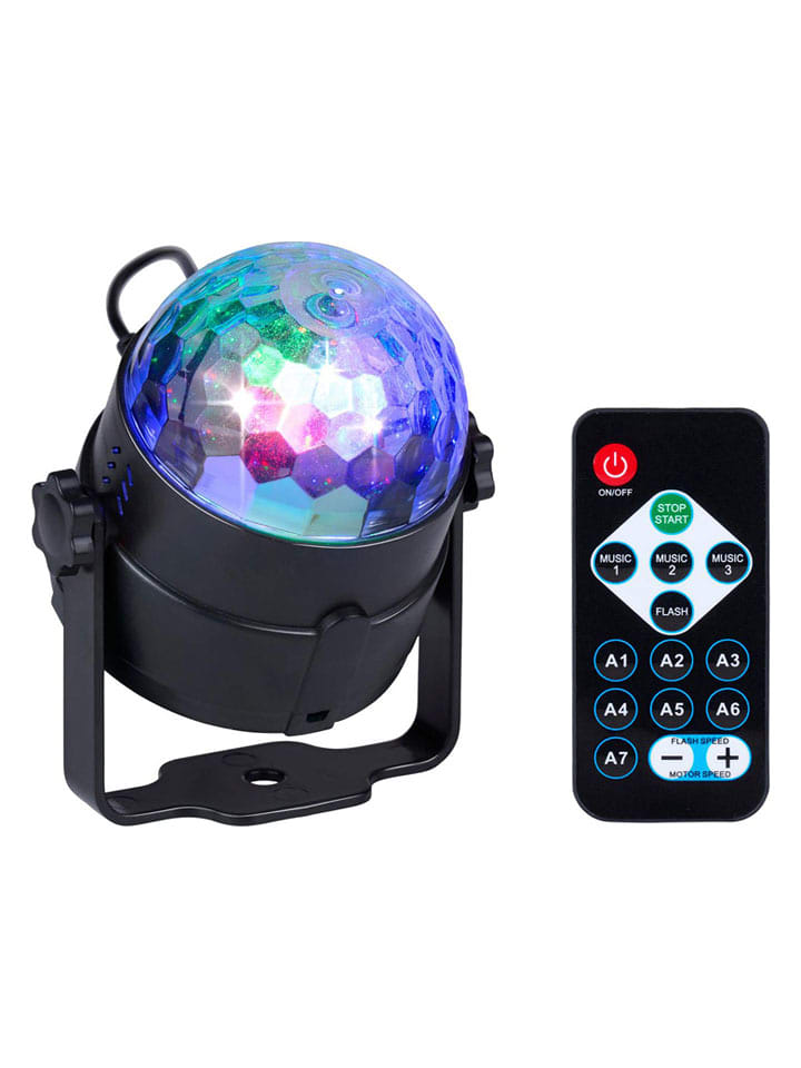 GRUNDIG RGB-Bühnenlicht in Schwarz - (B)11 x (H)11,5 x (T)9 cm - onesize