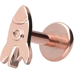 Titan Labret mit Innengewinde RAKETE