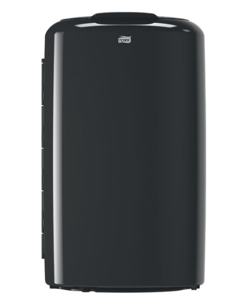 Tork Elevation afvalcontainer, 50 liter, antraciet, B: 38,9 cm, H: 28,9 cm, D: 62,9 cm