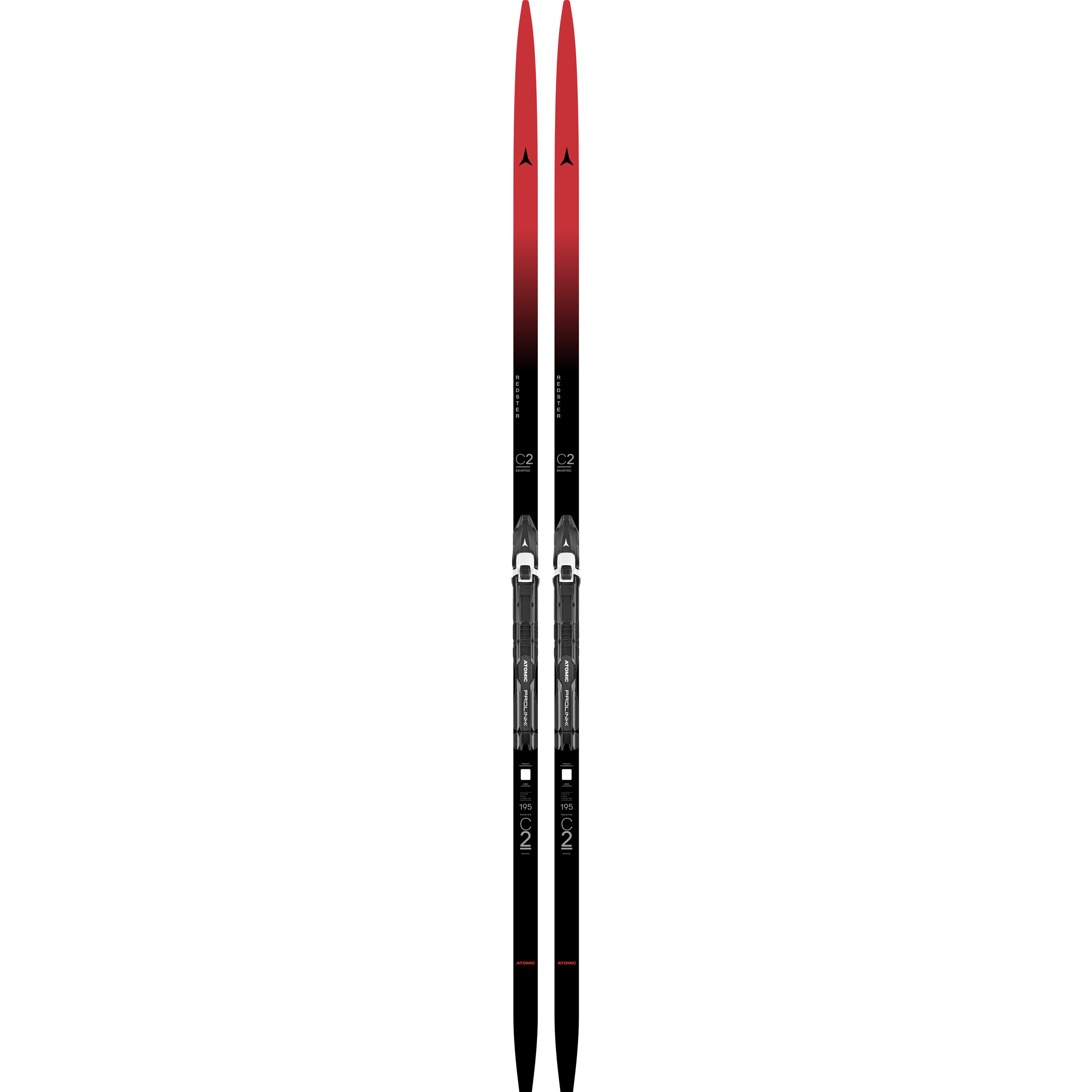 Atomic Redster C2 Skintec Hard + PPS Classicset 26/27 Ski red-black-grey Größe 195CM | 80-90KG Langlauf Klassik