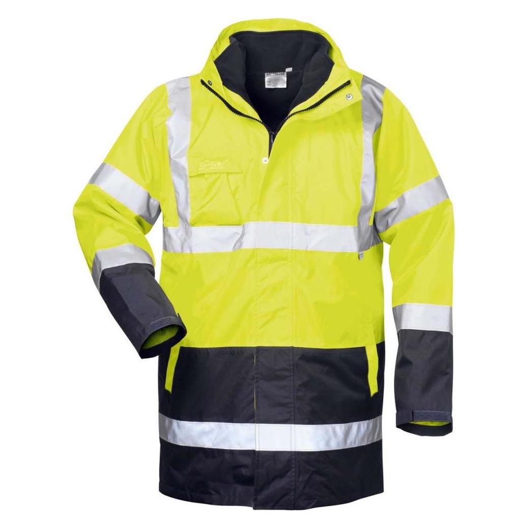 Safestyle *SPENCER* 4-IN-1 WARNSCHUTZPARKA GELB/MARINE (3XL) (4025888239904)