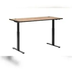 Möbelpartner elektrisch höhenverstellbarer Schreibtisch Panda | HxBxT 70x160x75 cm | Eiche von PROREGAL