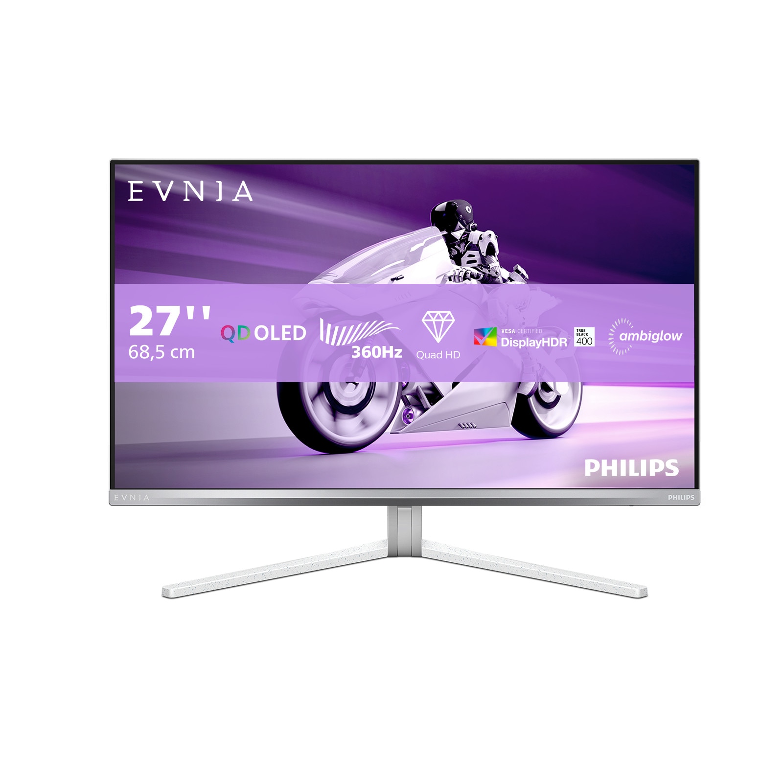 Philips Evnia 27M2N8500 26.5 Zoll WQHD QD-OLED 16:9 360 Hz Gaming Monitor 27M2N8500/00