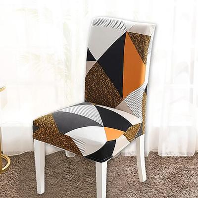 Ankunft super Passform Stretch abnehmbarer waschbarer kurzer Esszimmerstuhl-Schutzbezug Sitzbezug für Hotel-Esszimmer, Zeremonie, Bankett, Hochzeitsfeier