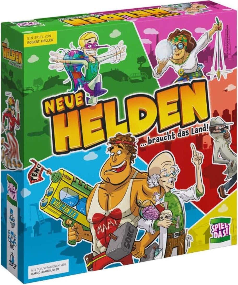 SPIEL DAS! Het land heeft nieuwe helden nodig - Bordspel voor 2-8 spelers vanaf 8 jaar