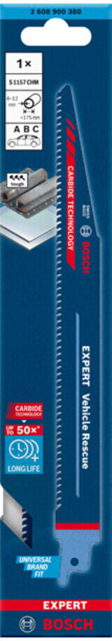 Bosch Säbelsägeblätter-Set, Bezeichnung: 1157CHM-E (2608900380)