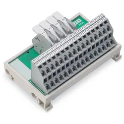 Wago 830-800/000-317 Potentialverteilermodul,2 Potentiale,mit je 2 Einspeiseklemmstellen,grau 830800000317