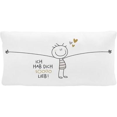 Plüschkissen 'Hab dich sooo lieb'