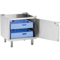 Bartscher Spülmaschinen-Unterbau 2-500, 607 x 570 x 615 mm (BxTxH), fertig montiert