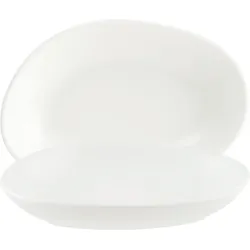 12 x Bonna Vago Cream Platte tief 15x8,5cm