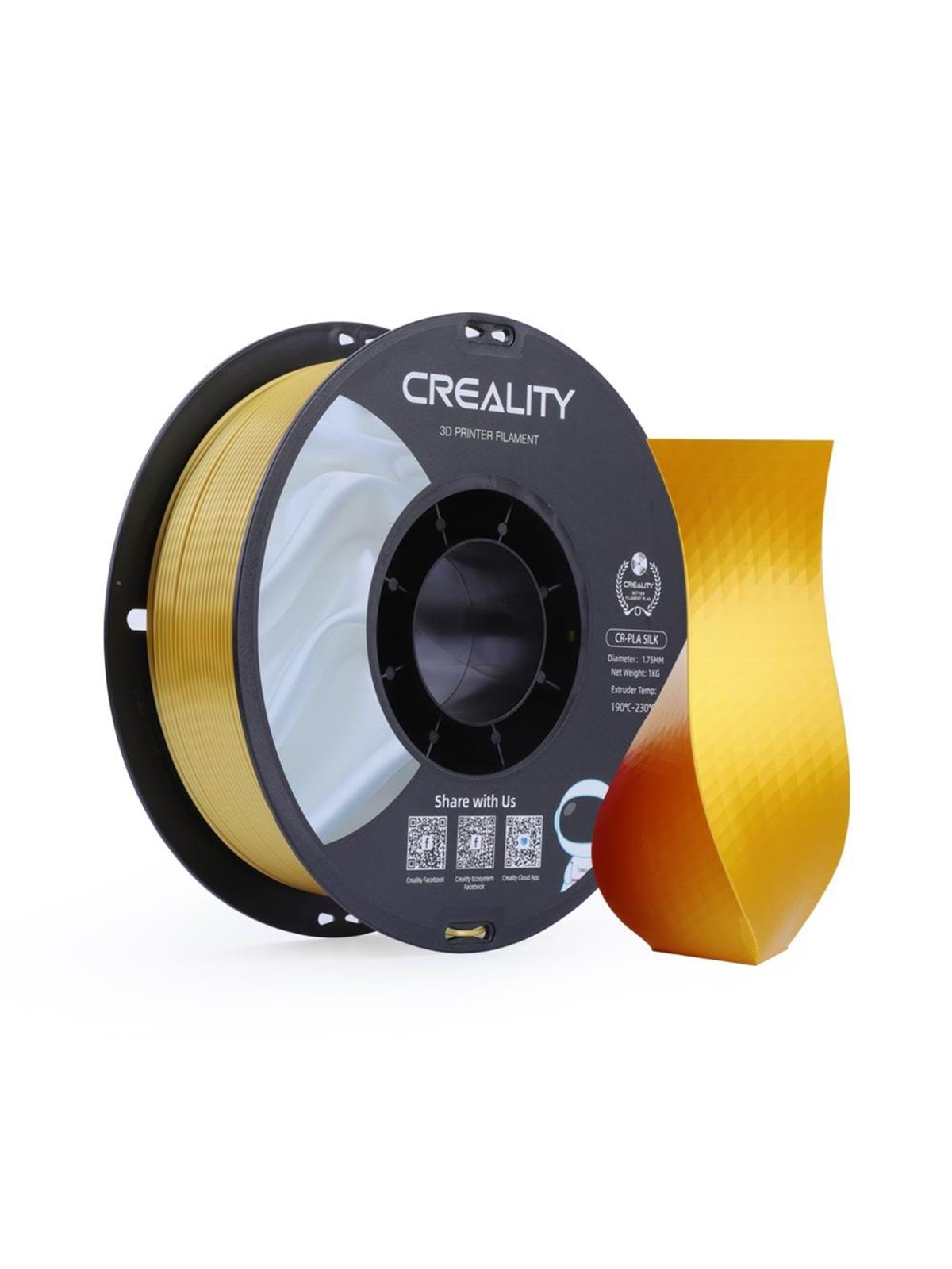 CREALITY CR-PLA Silk - Gold, 1kg