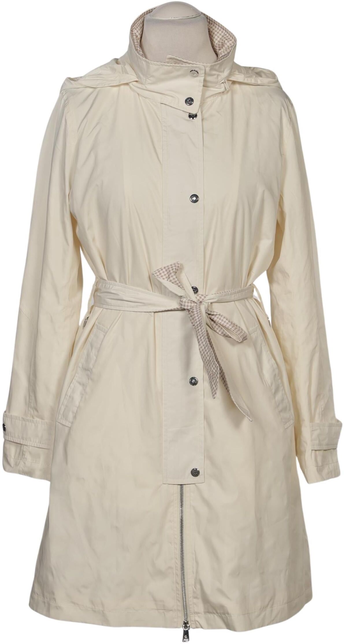 Lauren Ralph Lauren Damen Mantel, Cremeweiß, Gr. M, Synthetik - Second Hand