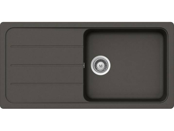 Schock Einbauspüle Einbauspüle Fomhaus D-100L U Asphalt - Unterbauspüle