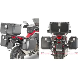 Givi, Motorradgepäck, Pl One Monokeycam-Side Honda Crf 1100L Africa Twin Adventure Sports (20)