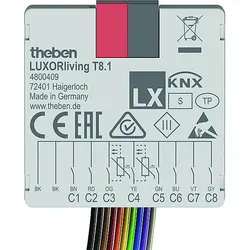 Theben Tasterschnittstelle LUXORliving LUXORliving T8.1