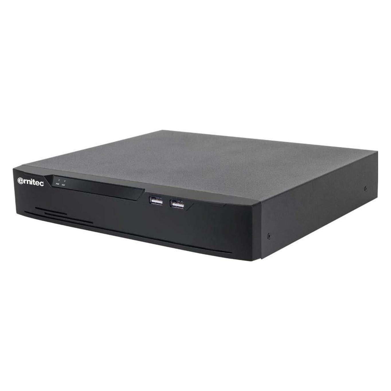 Ernitec 4 Port NVR, PoE, 1U (Netzwerk Videorecorder (NVR)) (0070-10400)