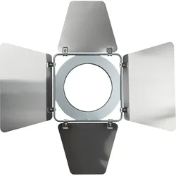 Showtec Barndoor for Parcan 36 Poliertes vierflügeliges Aluminium-Flügeltor