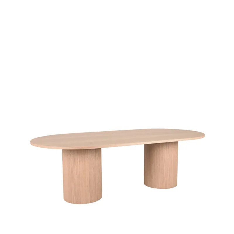 Label51 Eetkamertafel Oliva Naturel Eiken B/D: 240 x 120 cm