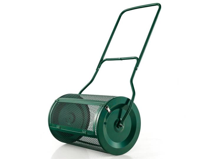 Costway Kompoststreuer Grün, Metall, 39x60.5x39 cm, Gartenzubehör, Gartenpflege, Gartengeräte