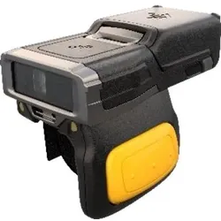 Zebra RS6100 Wearable Scanner (2D-Barcodes), Barcode Scanner, Schwarz, Gelb, Grau