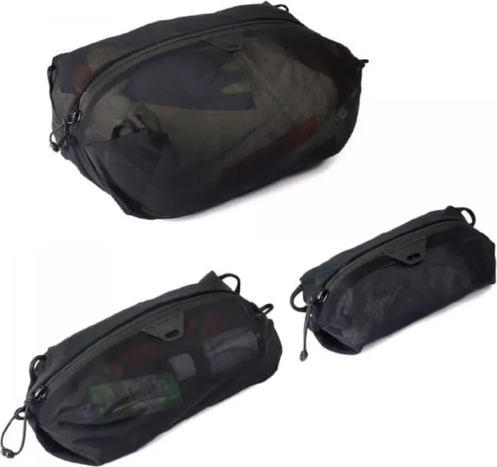 Peak Design Ultralight Mesh Packing Cube - BUNDLE - XXS-XS-S - Black