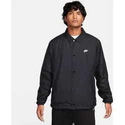 NIKE Herren Jacke M NK CLUB COACHES JKT, Größe M in Schwarz Schwarz