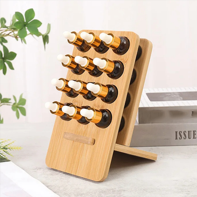 Shop Station Wooden Essential Oil Holder And Storage Display Rack For Bottles Wooden Essential Oil Holder And Storage Display Rack For Bottles