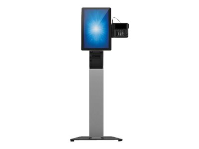 Elo Touch Solutions Elo Wallaby Self-Service - Aufstellung - für POS-Terminal - Schwarz/Silber - Bodenaufstellung - für I-Series 4.0 (15.6 Zoll, 21.5 Zoll) (E421325)