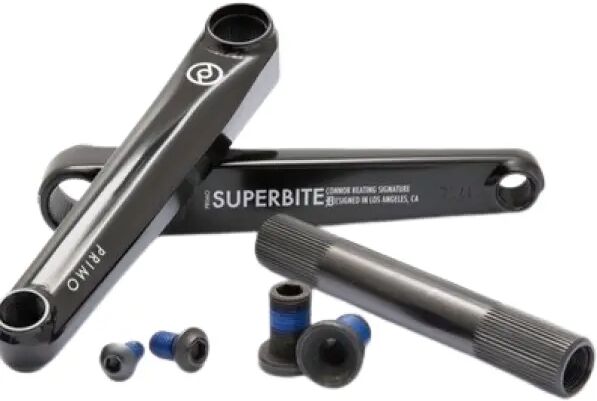 BMX Kurbel Primo Superbite spline drive (170mm - Schwarz)
