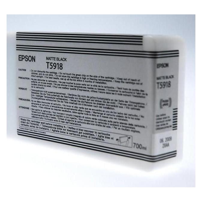 Epson T5918 Ink Cartridge Matte Black Standard Capacity 700ml 1-pack (BK) (C13T59180N)