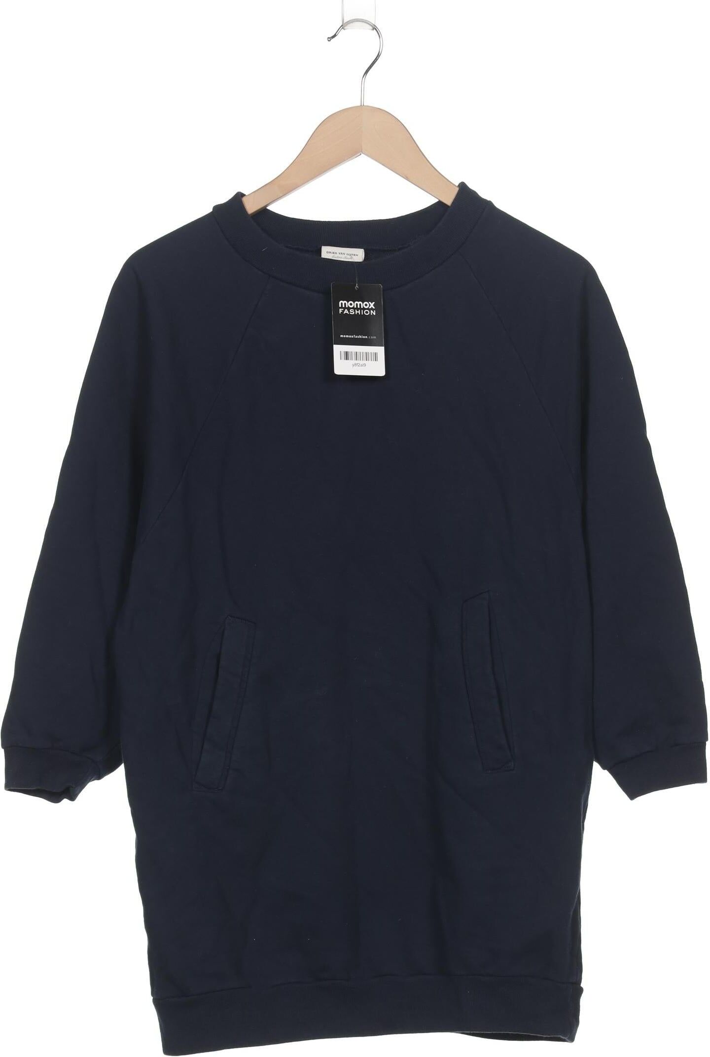 Dries van Noten Damen Sweater, Marineblau, Gr. XS, Baumwolle - Second Hand