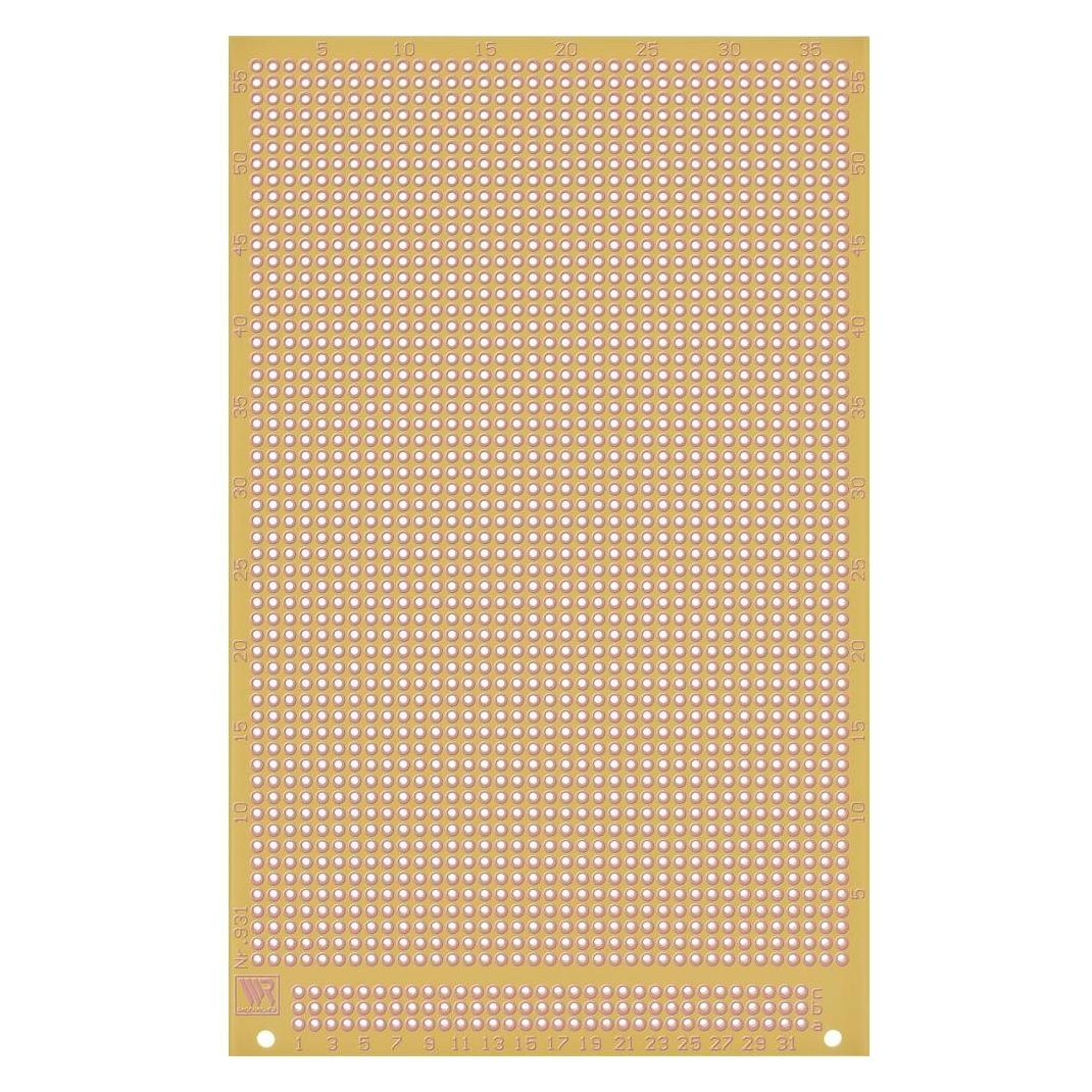 Rademacher WR Experimentierplatine Epoxyd (L x B) 160 mm x 100 mm 35 µm Rastermass 2.54 mm VK C-931-EP 1 St. (VK C-931-EP)