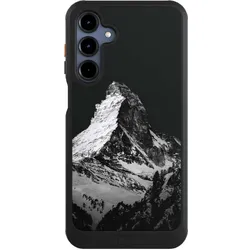 Nivocase Hülle für Samsung Galaxy A16 5G Handyhülle NIVOcore Case Schwarz Alpspitze Berg Schnee (Samsung Galaxy A16 5G), Smartphone Hülle, Schwarz