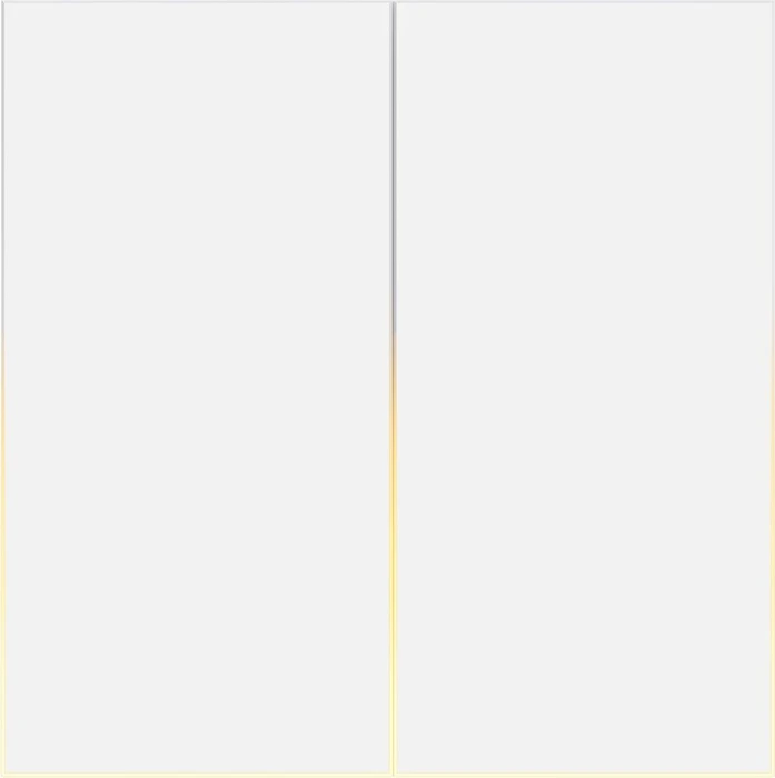 AVATTO TS60 Zigbee Ambient Light Smart Switch, 2 gang