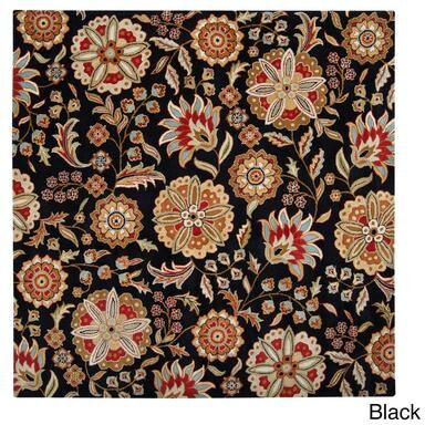 Livabliss Lily Hand-tufted Transitional Floral Pattern Wool Area Rug